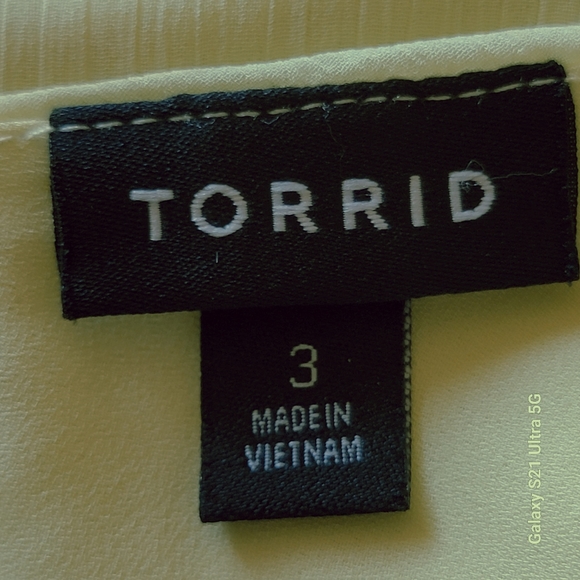 Torrid Flowy Cami Lined Tank Top Lime Green & Pink Embroidered Size 3 - Picture 3 of 7